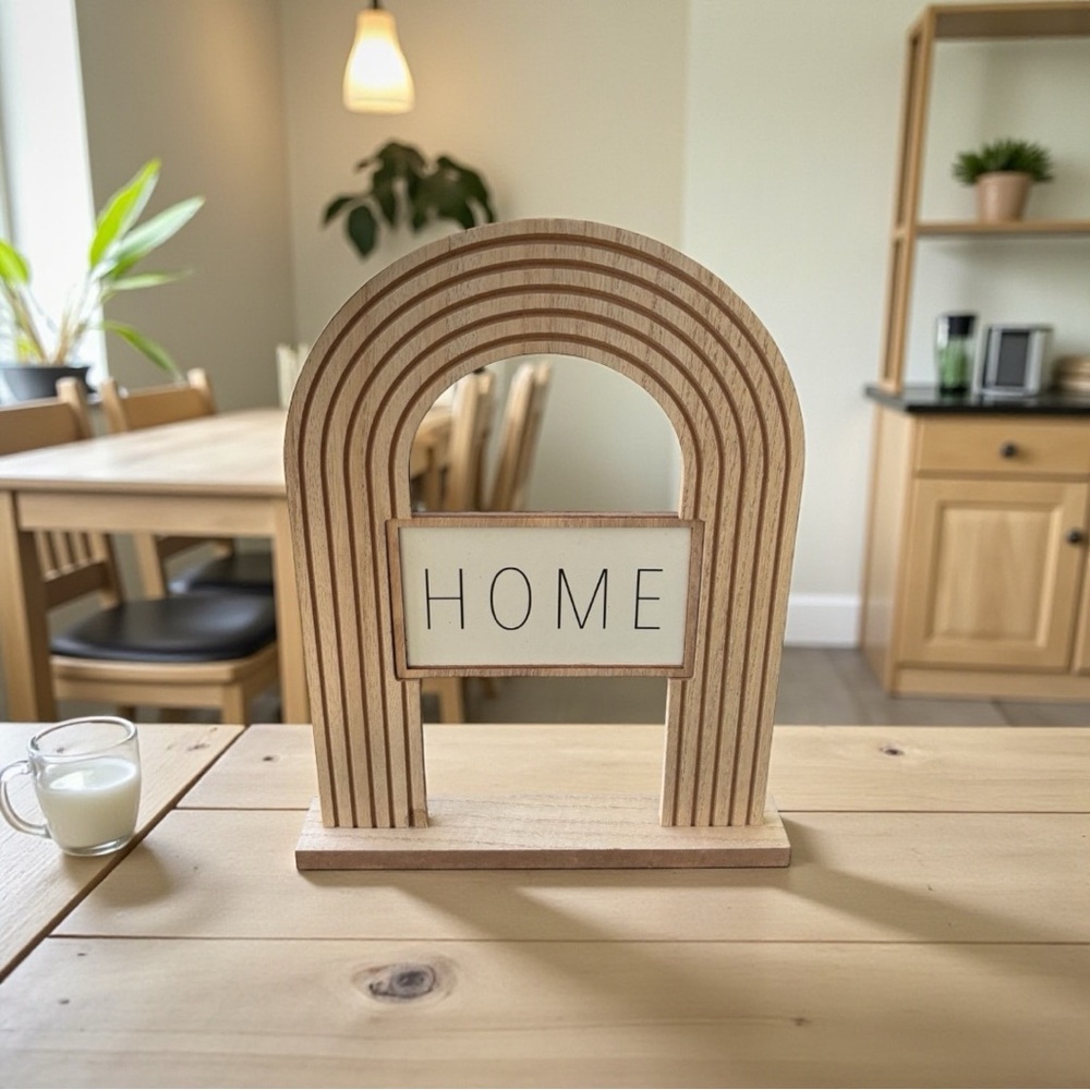 Wooden Arched Home Decor Accent